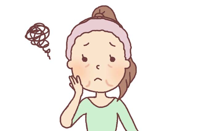 たるみに悩む女性