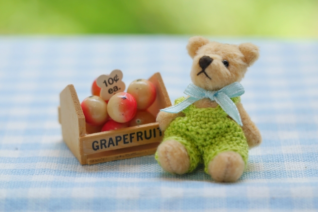 ミニチュアのクマ